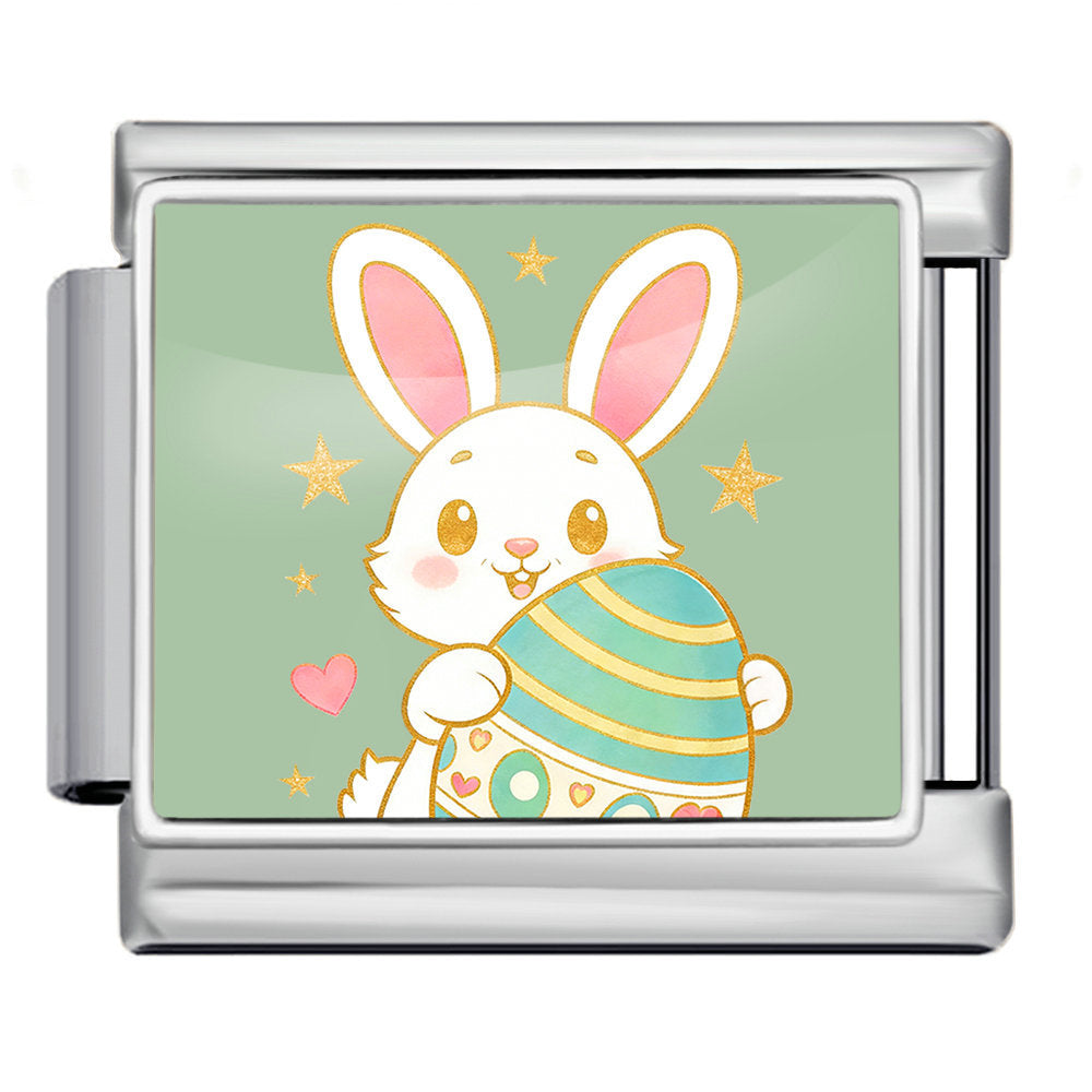 Wholesale Easter Bunny Modular Bracelet Stainless Steel DIY Detachable - Everyday Wear Jewelry Accessory