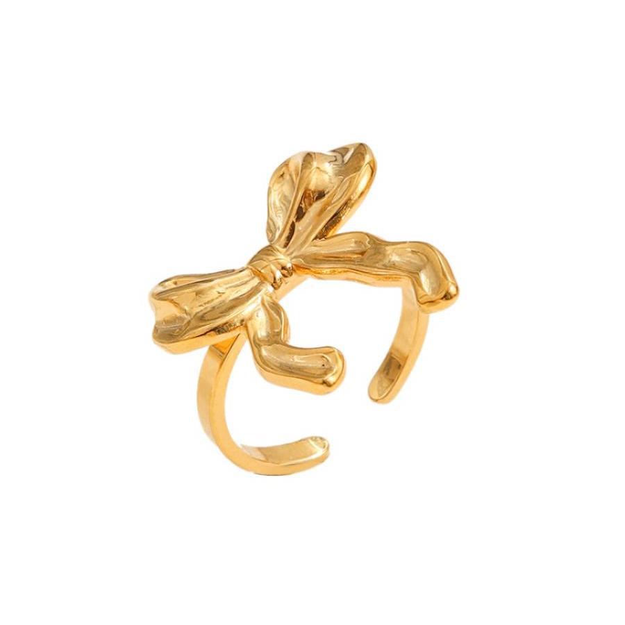 Wholesale Stainless Steel Ring 18k Gold Plated Rings ACC-RS-MuC001