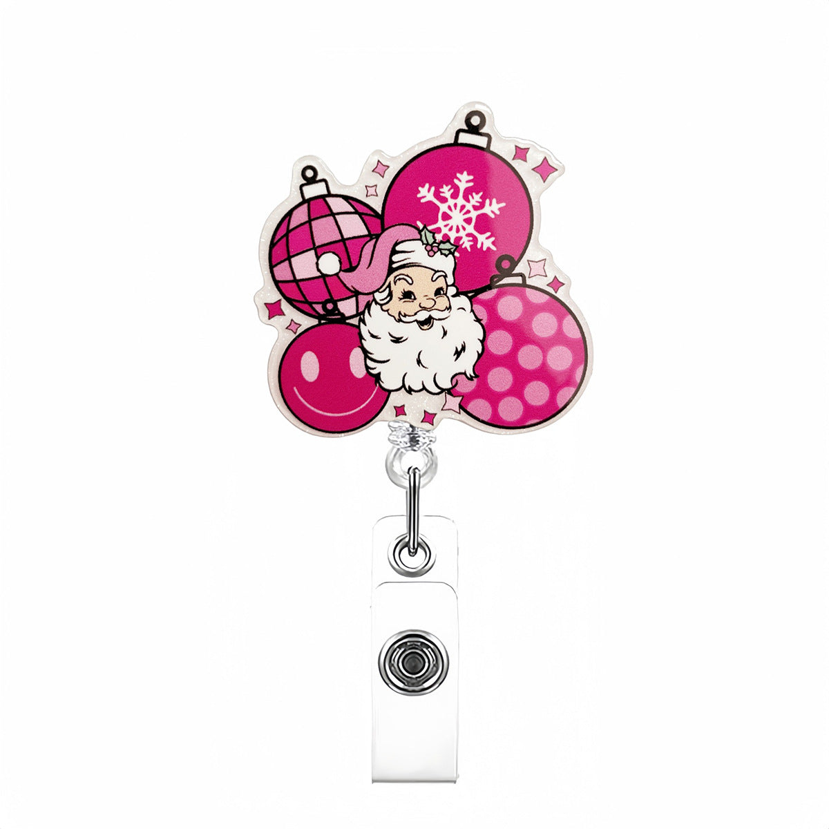 Wholesale Christmas rotating back  Badge Reels