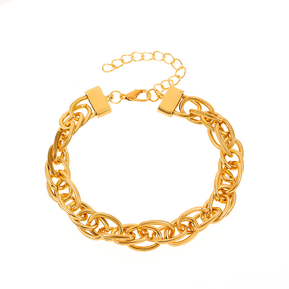 Wholesale Geometric Beaded Zircon Bracelet Set ACC-BT-QW003