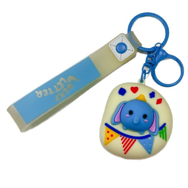 Wholesale Cartoon English Alphabet Animal Story Keychain