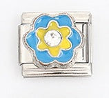 Wholesale Italian Style Flower Modular Bracelet Stainless Steel Fashion Accessory For Gift And Resale