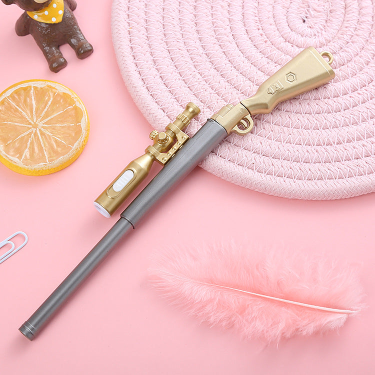 Wholesale Light-emitting Sniper Rifle Gel Pen Creative Weapon Modeling Rifle Water Pen