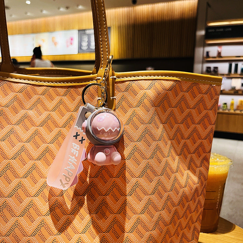 Wholesale Cartoon Creative Little Dinosaur Astronaut Car Keychains Cute Keychain ACC-KC-HangLi007