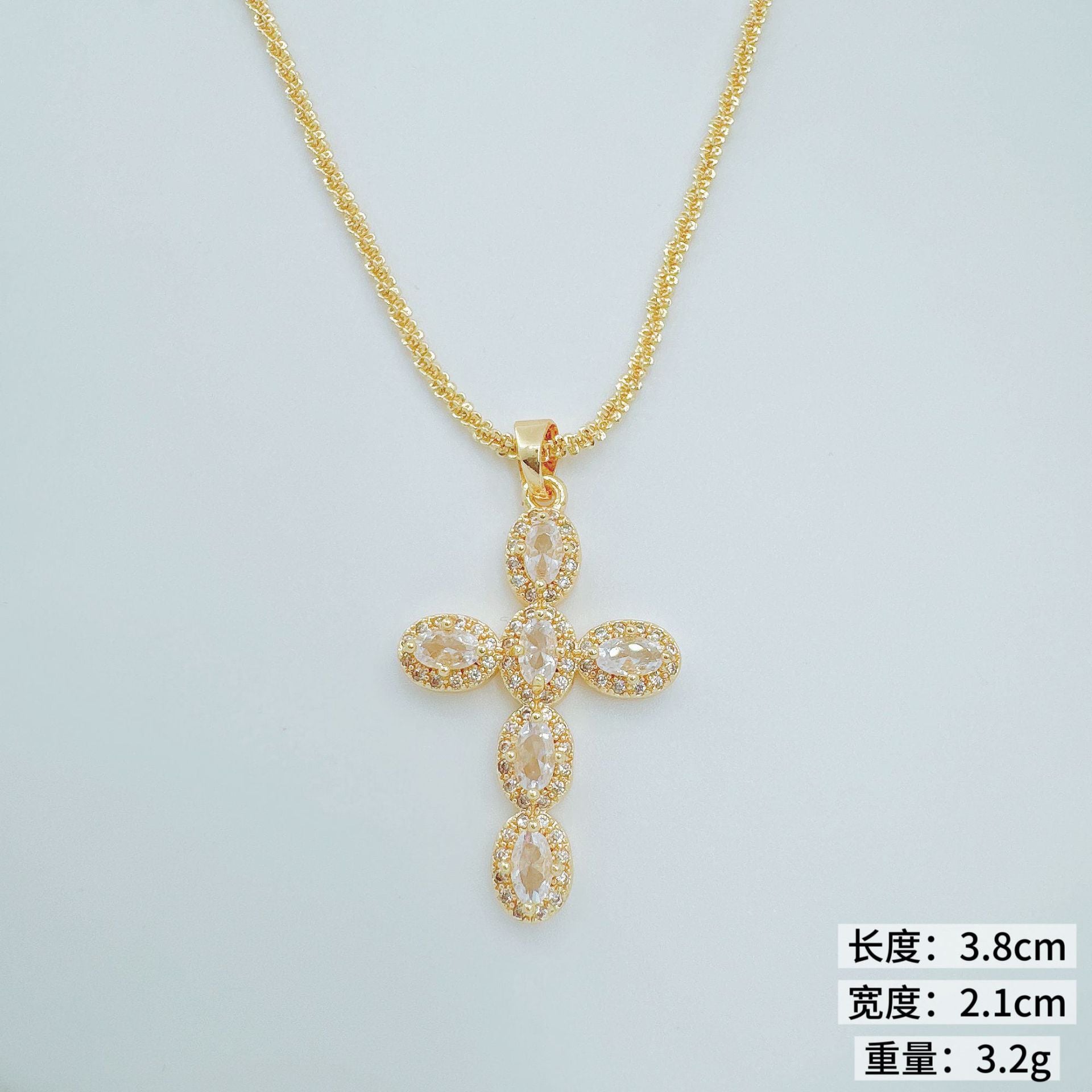 Wholesale European American Style Cross Pendant Necklace