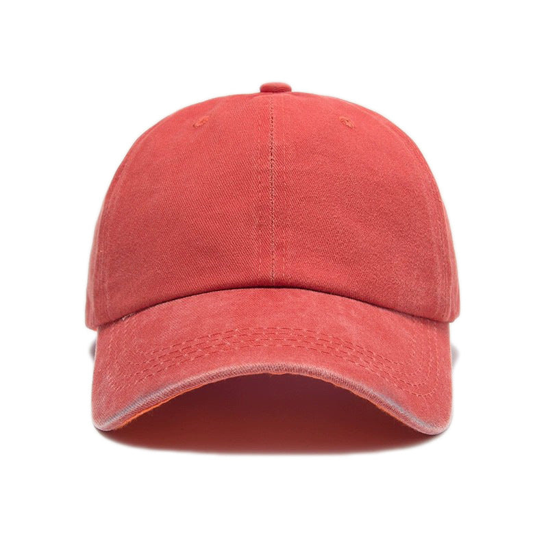 Wholesale embroidered washed distressed soft top baseball cap