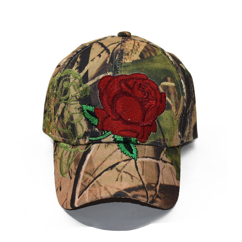 Wholesale Trendy Camouflage Embroidered Baseball Cap Adjustable Summer Sun Hat Fashion Accessory