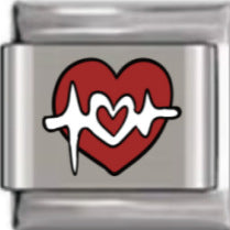 Wholesale Italian Charm Bracelet 9mm DIY Splicing Romantic Heart Shape Shiny Letterhead Stainless Steel Composable Bracelet