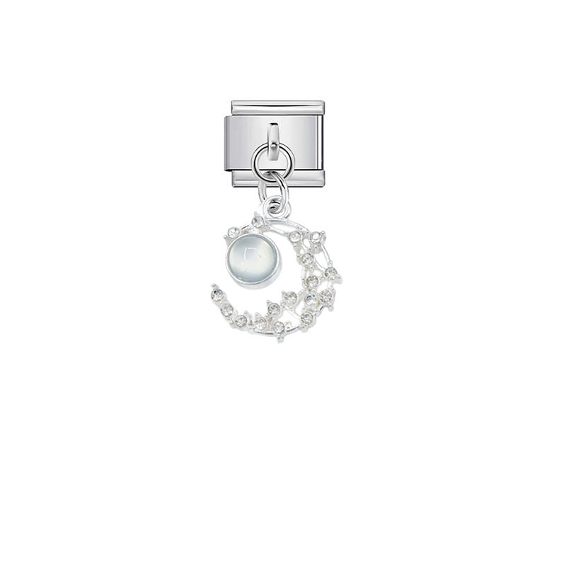 Wholesale Modern Minimalist Stainless Steel DIY Modular Bracelet Pendant - Fashion Jewelry Accessory for Resale