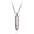 Wholesale  men's domineering pendant stainless steel bullet can be opened necklace