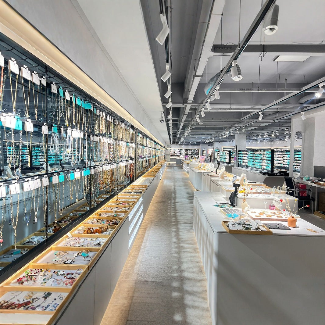 Wholesale  Copper Plated Real Gold Inlaid Zircon Earrings