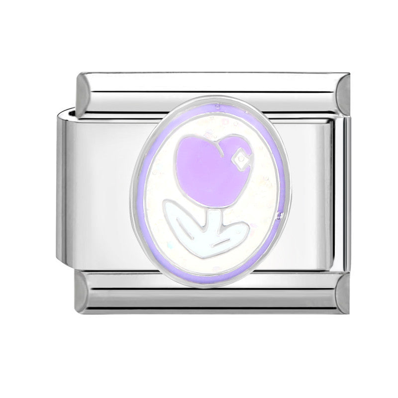 Pulsera de encanto italiano al por mayor de 9 mm Diy Suplicamiento Lindo pulsador creativo de acero Titanio Compuesta de acero Pulsera