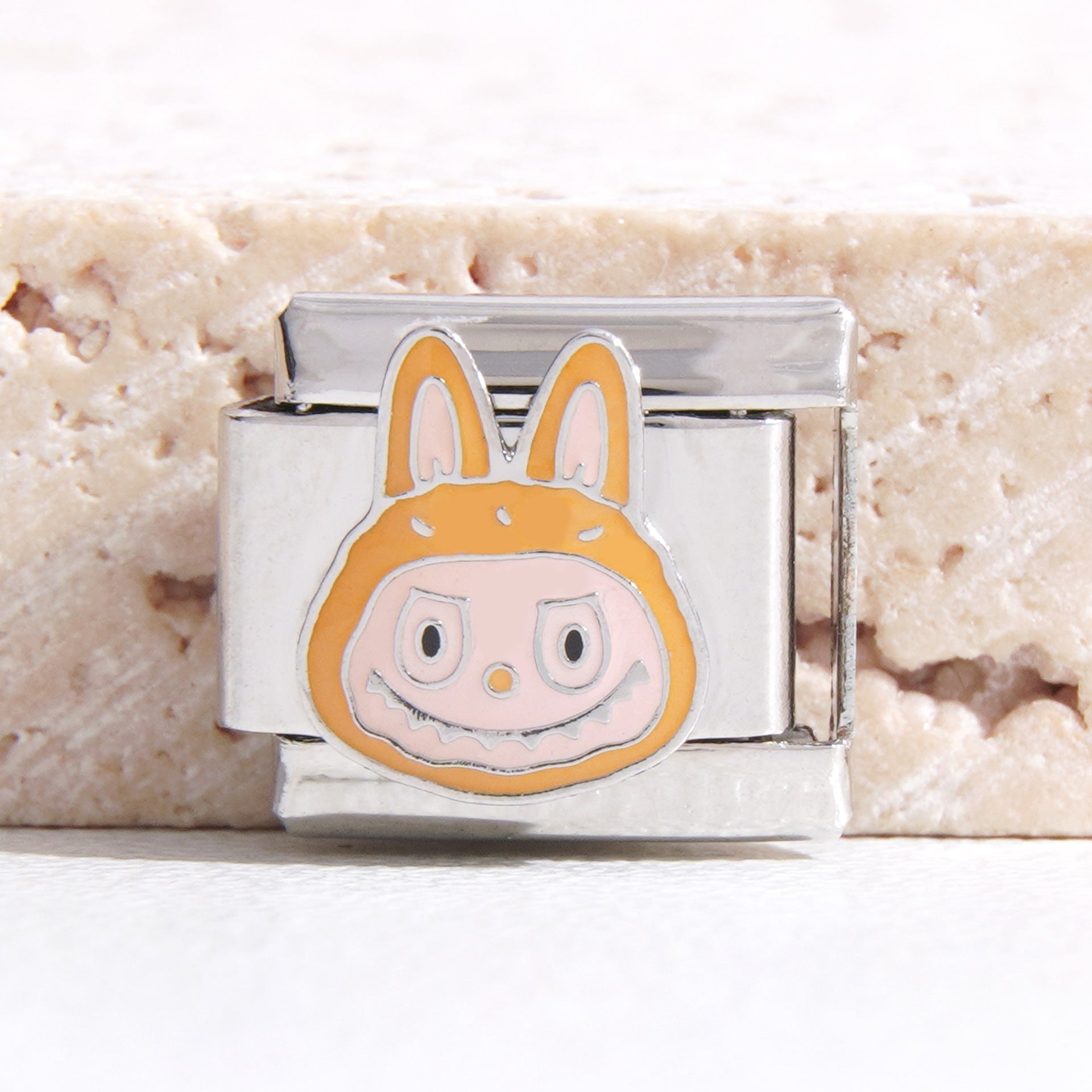 Wholesale Italian Charm Bracelet 9mm DIY Splicing Cute Cartoon Series Stainless Steel Composable Bracelet