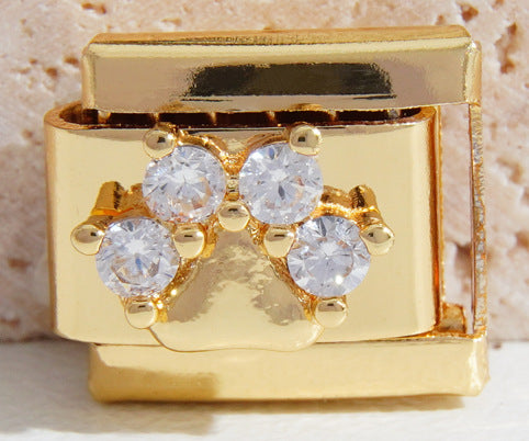 Wholesale Italian Charm Bracelet 9mm DIY Splicing Cute Creative Stainless Steel Composable Bracelet