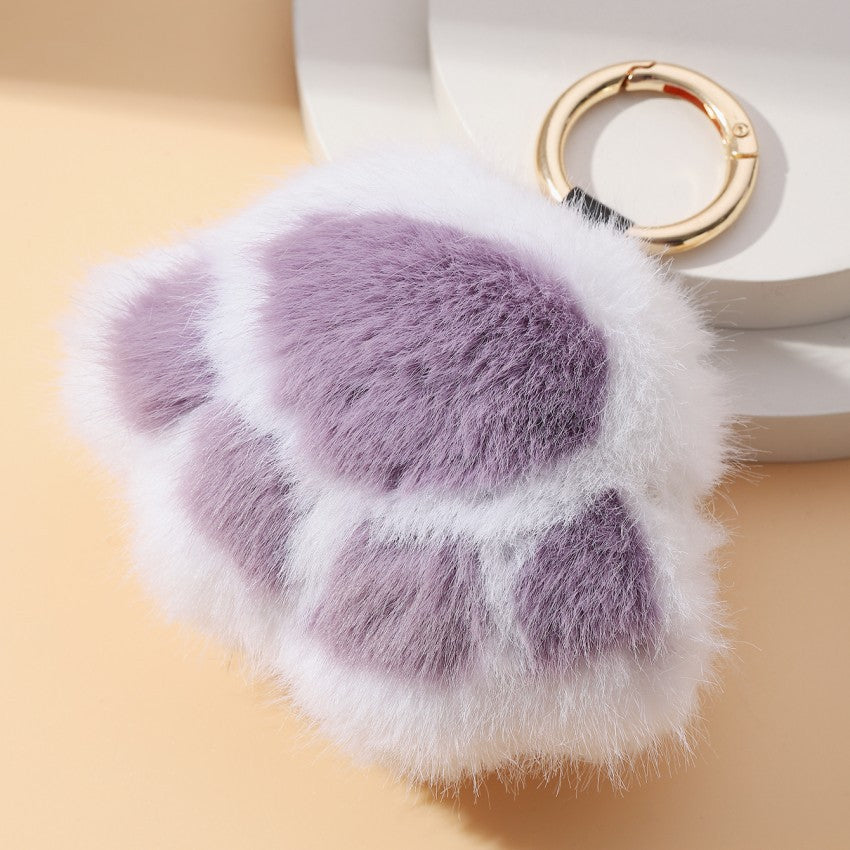 Wholesale Cute Kitten Paw Plush Keychains Pom Pom ACC-KC-RongR065