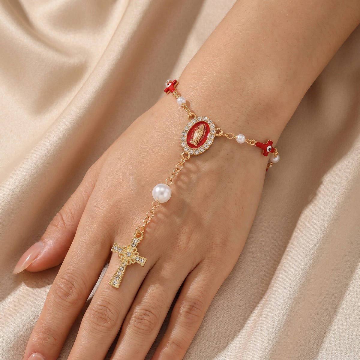 Wholesale Geometric Evil Eye Alloy Charm Bracelet Unisex Fashion Jewelry Accessory