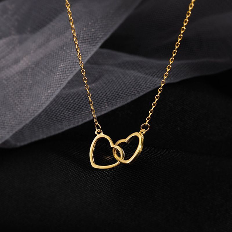 Wholesale Alloy Love Heart Necklace