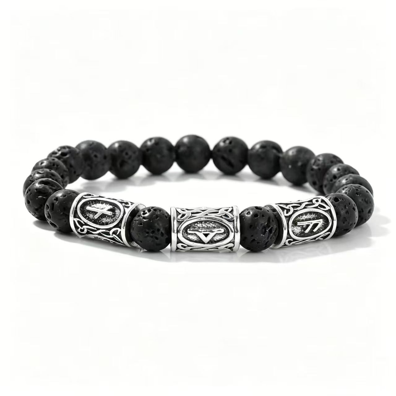 Wholesale Stylish Natural Stone Beaded Bracelet Tiger Eye Amethyst Obsidian Unisex Travel Souvenir Boutique Resale