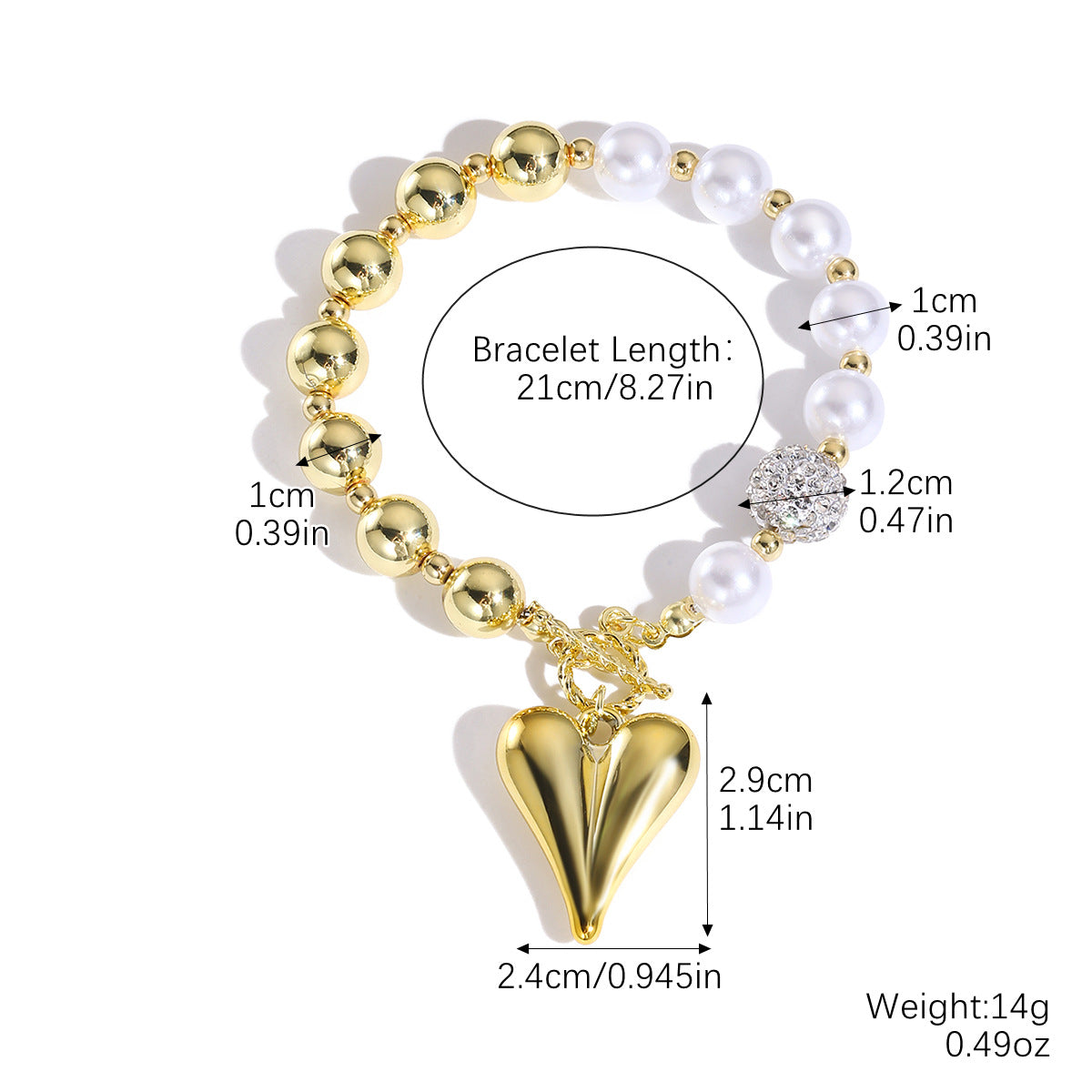 Wholesale  best-selling trendy pearl heart necklace and bracelet set for women  featuring a luxurious and sophisticated ocean-themed design
