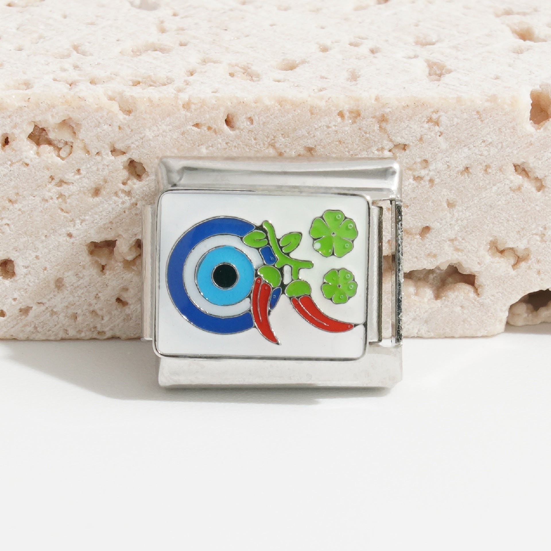 Wholesale Italian Charm Bracelet 9mm DIY Splicing Cute Creative Stainless Steel Composable Bracelet