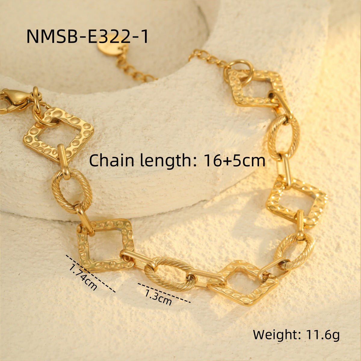 Wholesale  luxury stainless steel tassel bracelet