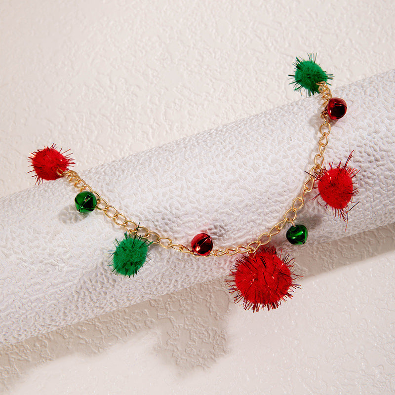 Wholesale Christmas Colorful Bell Necklaces ACC-NE-YongGe003