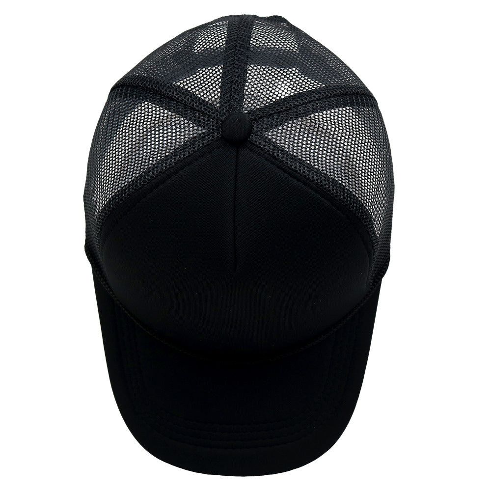 Wholesale DIY Blank Solid Color Trucker Cap  Baseball Cap