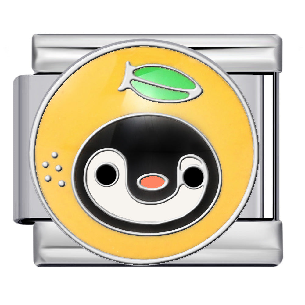 Wholesale 5pcs Italian Charm Bracelet 9mm DIY Splicing Cute Creative Stainless Steel Composable Bracelet