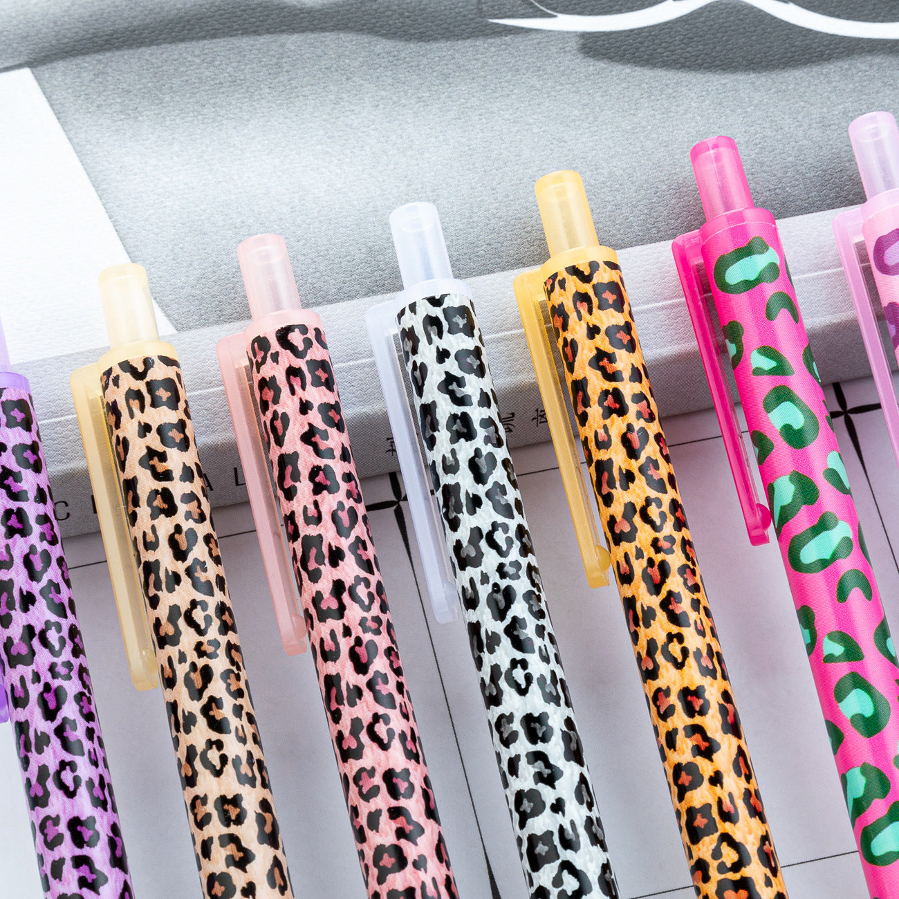 Wholesale Creative  cute girly leopard print  pen