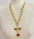Wholesale  Retro Red Lips Nose Eyes Pendant Necklace