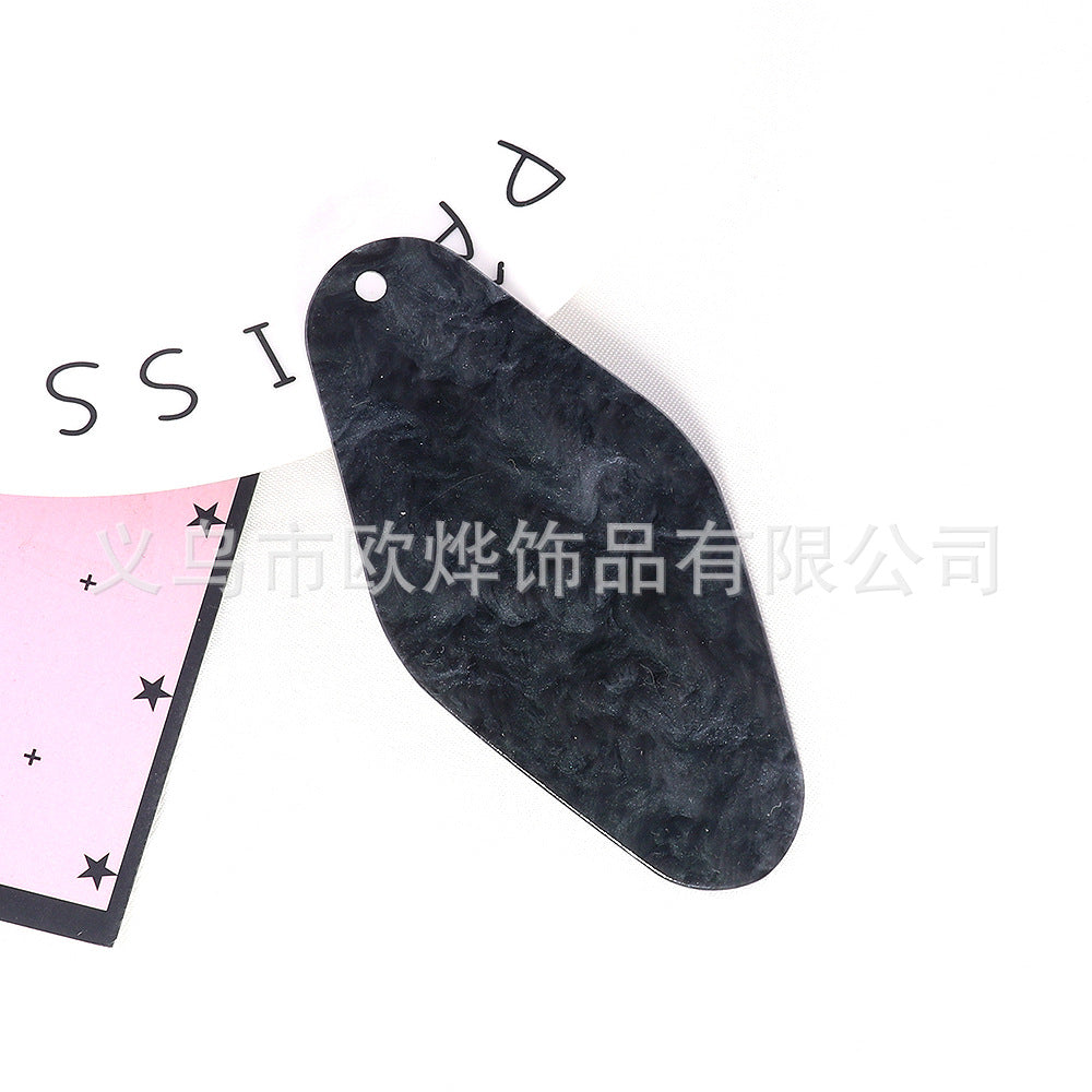 Wholesale 10PCS DIY Acrylic Letter Keychain/ Bookmark