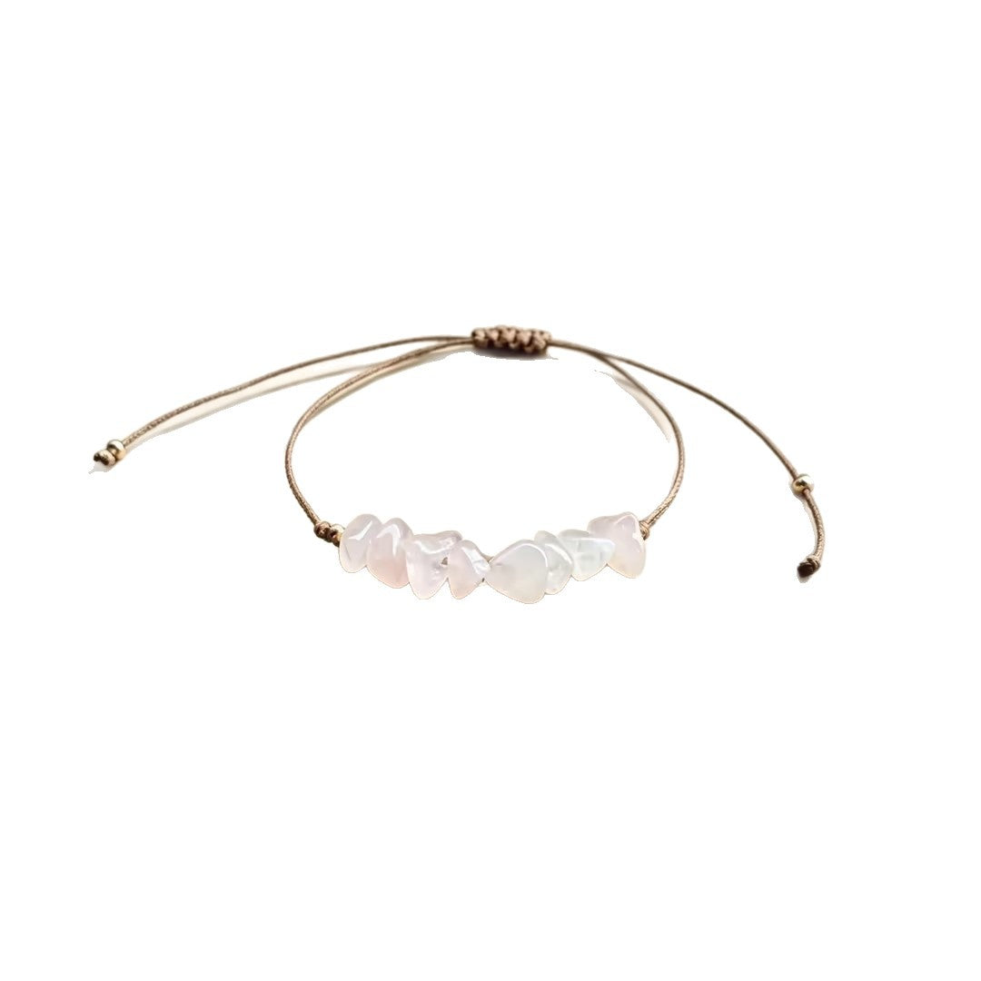 Wholesale Natural Tiger Eye Stone Beaded Bracelet Geometric Multicolor Unisex Crystal Jewelry Gift