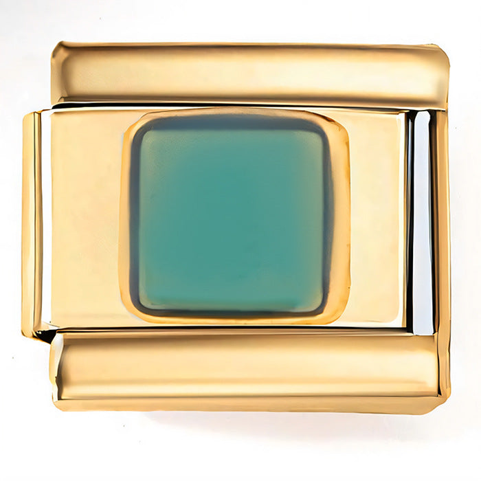 Wholesale Italian Charm Bracelet 9mm DIY Splicing Creative Pattern Stainless Steel Composable Bracelet