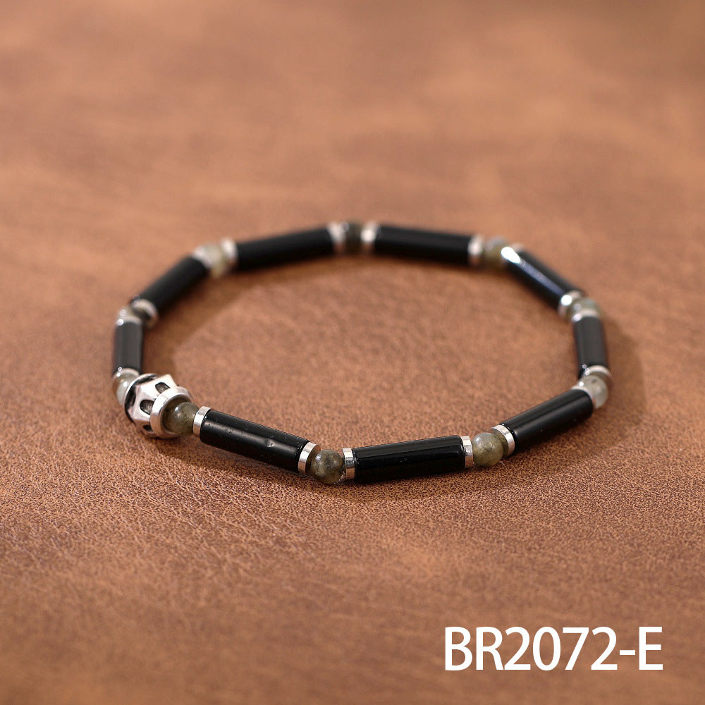 Wholesale Bohemian style turquoise beaded bracelet tiger eye stone colorful bracelet