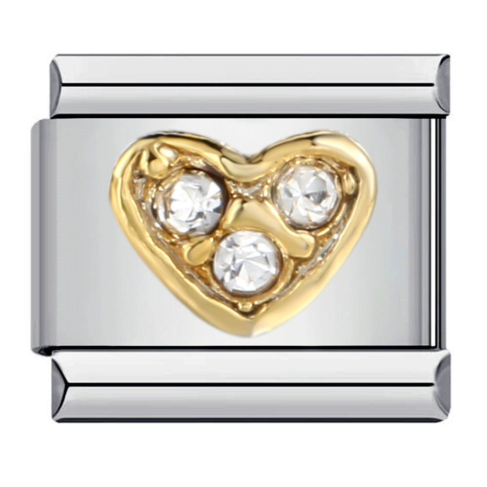 Wholesale Italian Charm Bracelet 9mm DIY Splicing Removable Micro-set Colored Diamond Stainless Steel Composable Bracelet