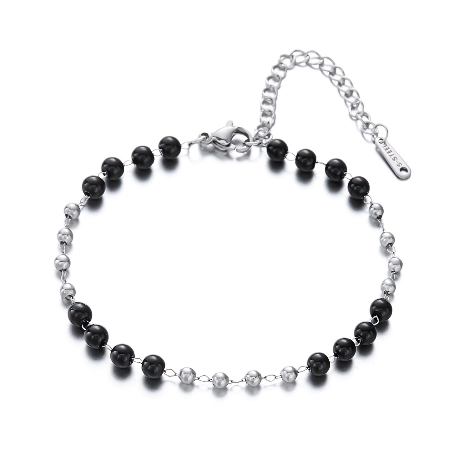 Wholesale Colorful Stainless Steel Beaded Bracelets