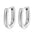 Wholesale geometric oval stainless steel earrings