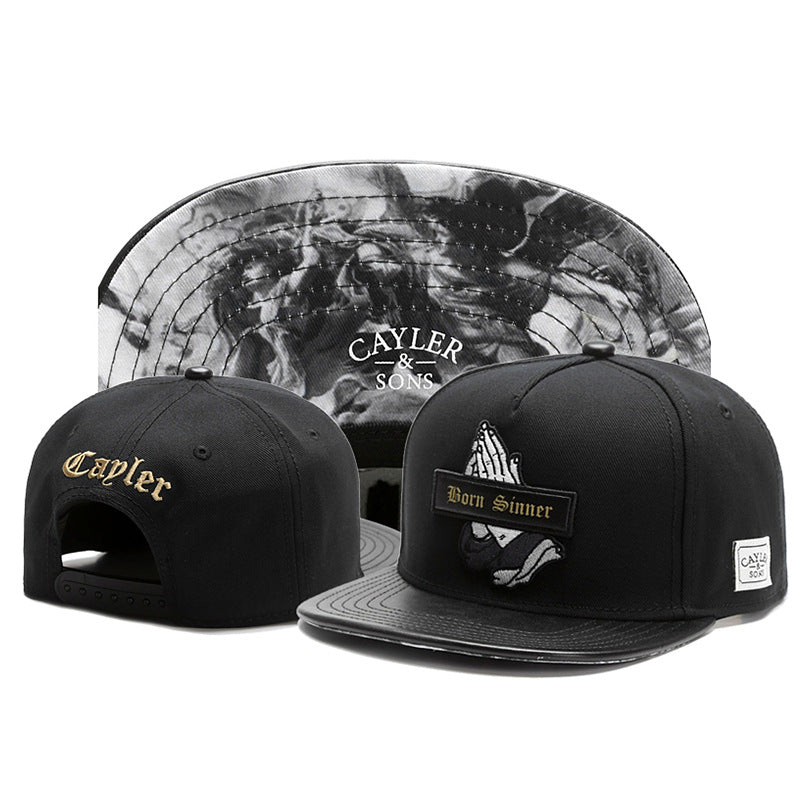 Wholesale Embroidery Print Hat Flat Brim Baseball Cap ACC-HT-Huiyu011