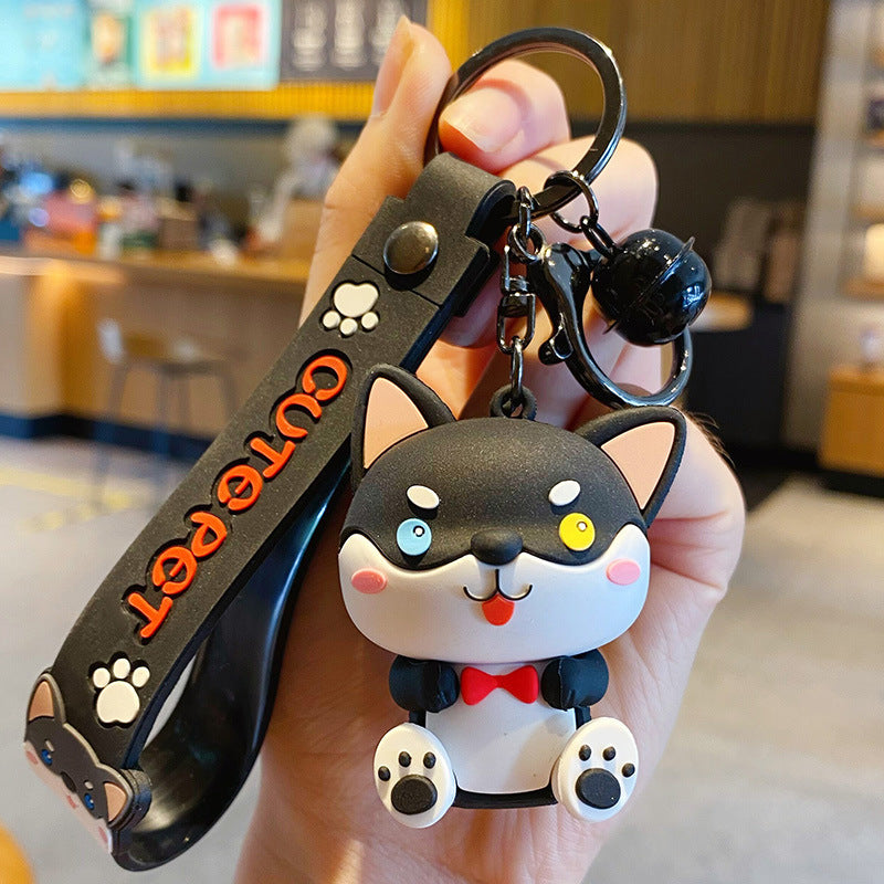 Wholesale Cartoon PVC Soft Glue Puppy Keychain Cute Keychain ACC-KC-YiDa003