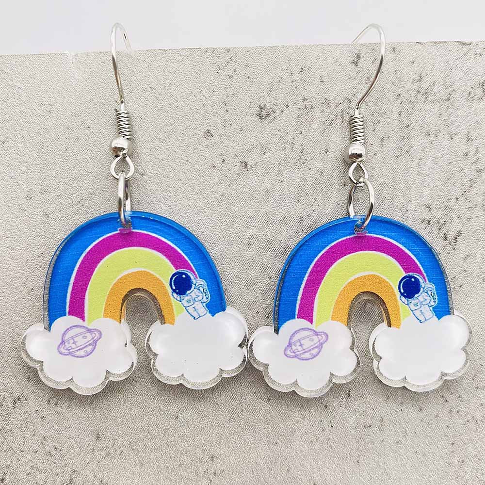 Wholesale  fun fruit acrylic earrings