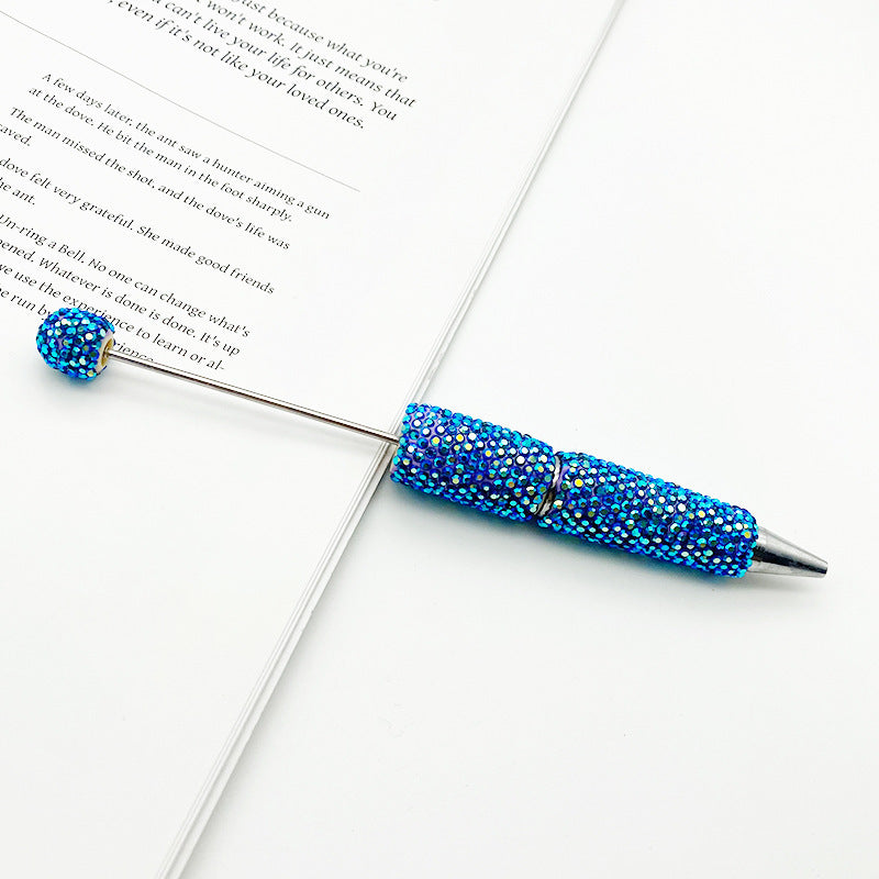 Wholesale DIY Plated Colorful Full Diamond Beadable Pen