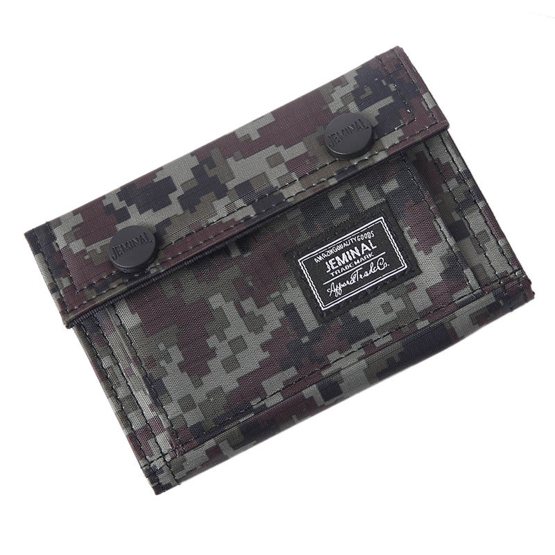 Wholesale Camouflage Casual Sports Canvas Wallet Bag