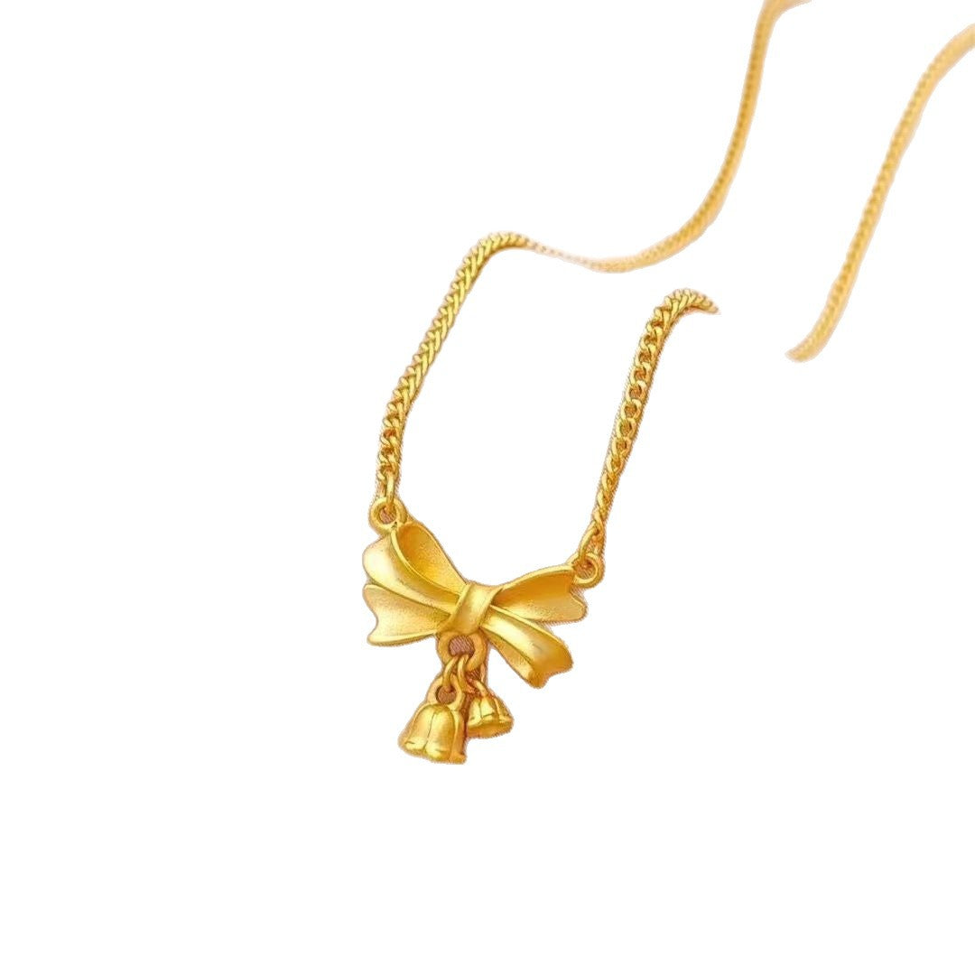 Wholesale  Bow Superior Design Collarbone Chain Necklaces