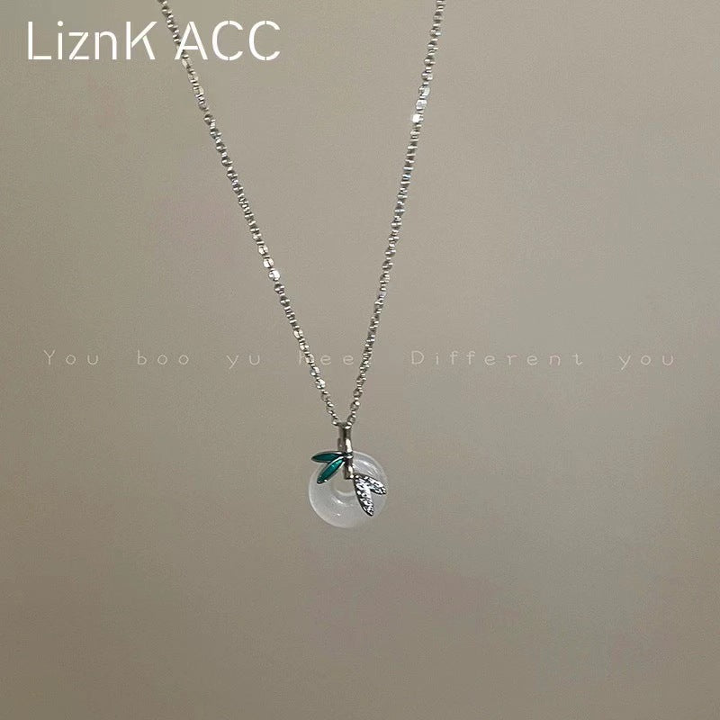 Wholesale Light luxury Pearl titanium steel necklace