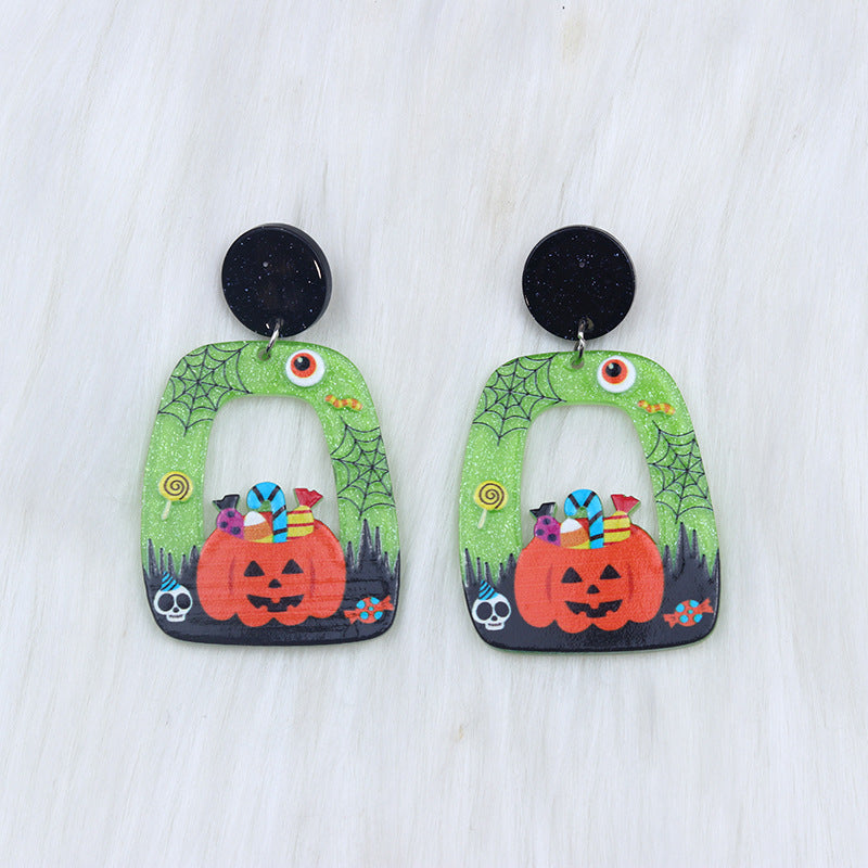 Wholesale Square and Round Hollow Earrings