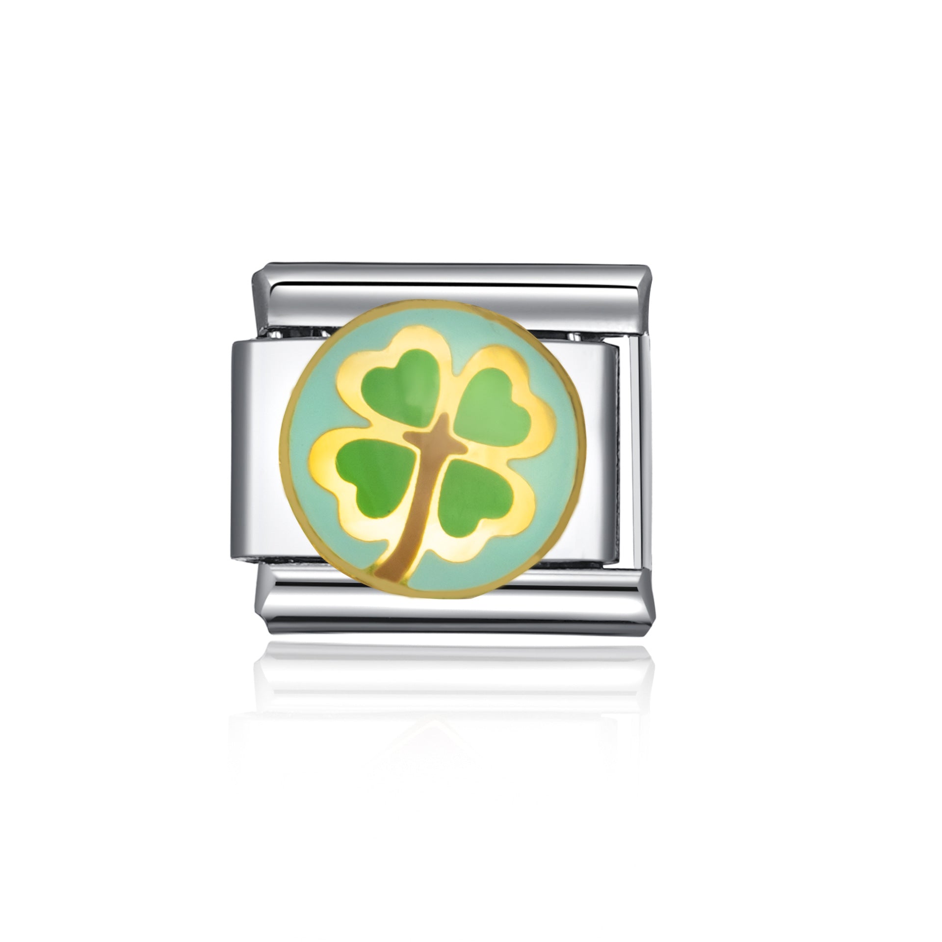 Wholesale Italian Charm Bracelet 9mm DIY Splicing Cute Creative Pendant Stainless Steel Composable Bracelet