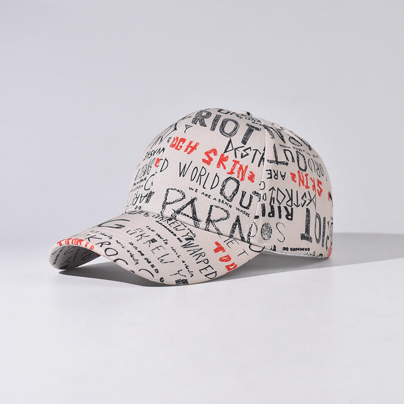 Wholesale Chinese Style Graffiti Baseball Cap Unisex Adjustable Summer Sun Protection For Resale