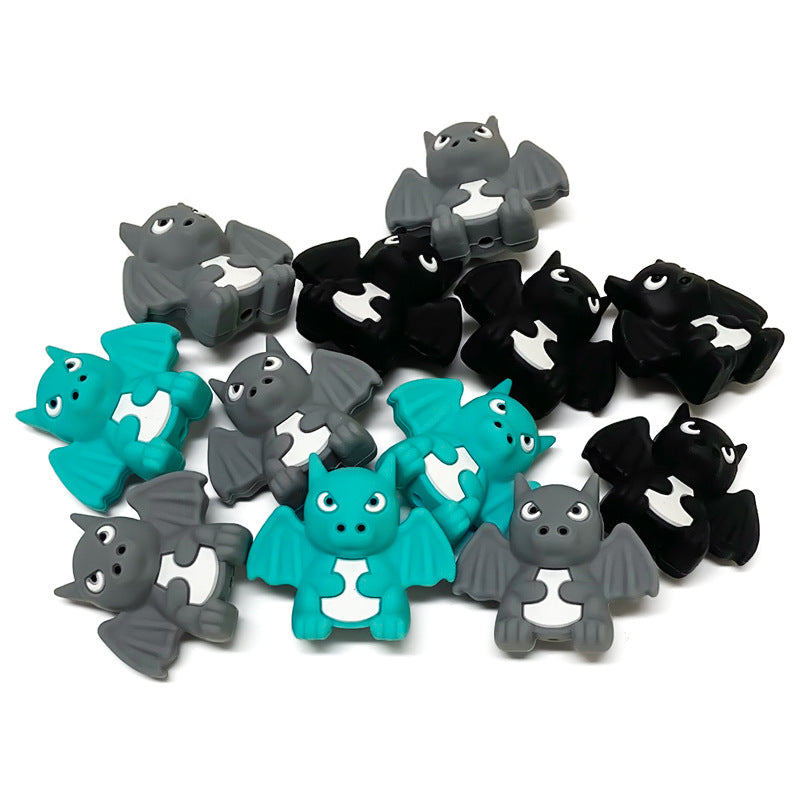 Wholesale 10pcs Cartoon Little Dragon Focal Beads DIY Bead Accessories ACC-BDS-WDX126