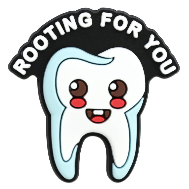 Wholesale Random 100pcs Protect Teeth Shoes Accessories Shoes Charms