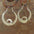 Wholesale Geometric Gypsy Curved Metal Earrings Vintage Hollow Curly Ancient Silver Earrings